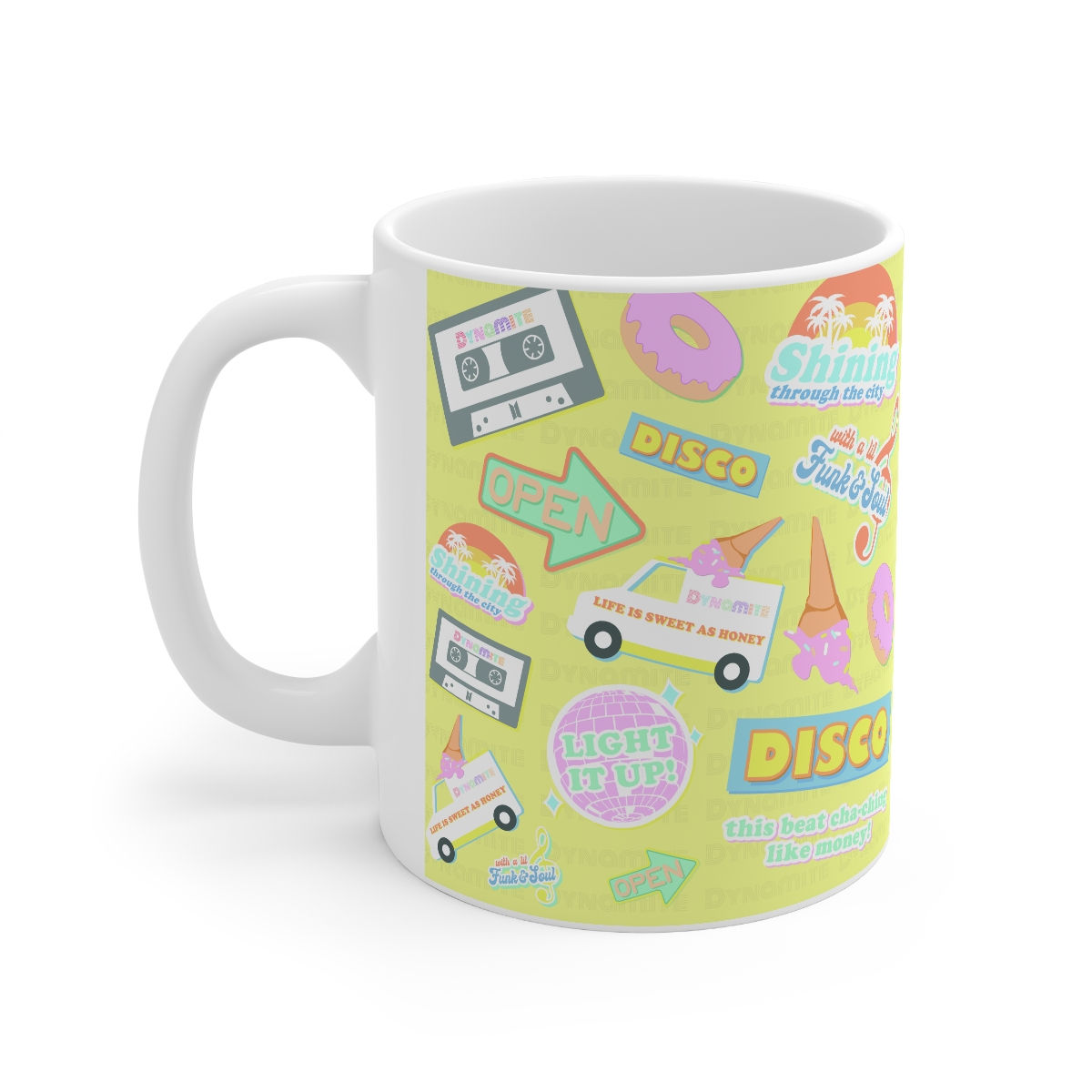 BTS Dynamite 11oz Ceramic Mug