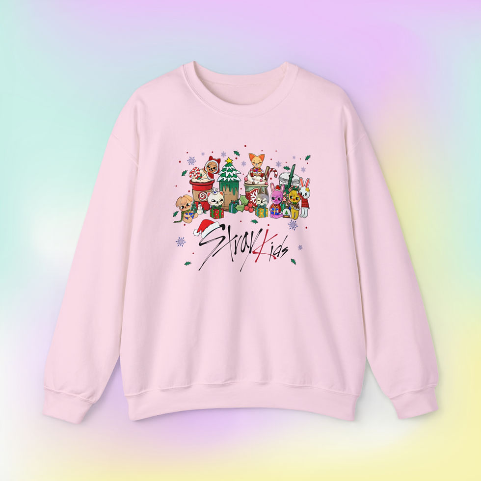 Stray Kids Skzoo Christmas Latte Gifts Unisex Heavy Blend™ Crewneck Sweatshirt