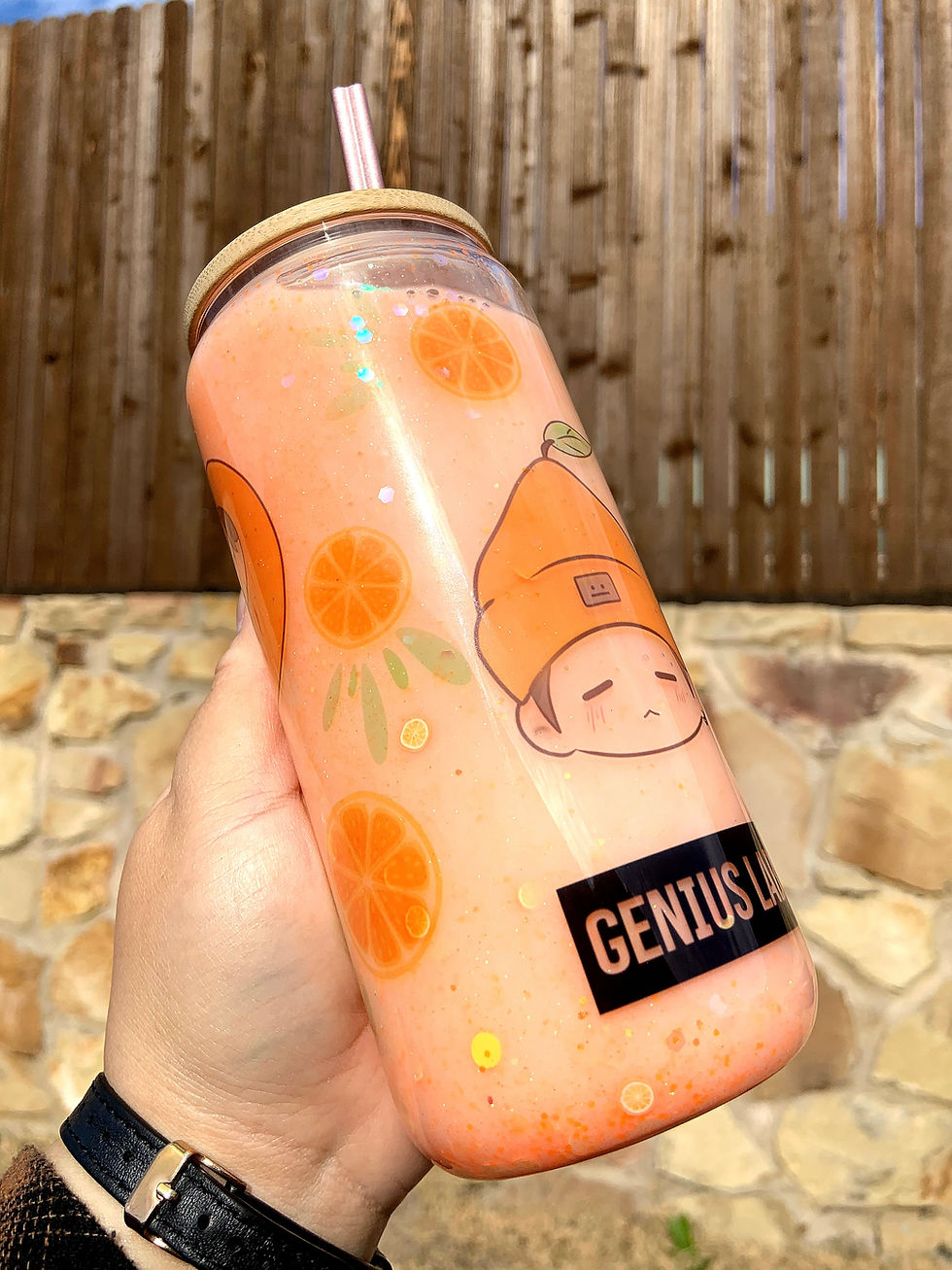 Miniature : BTS Suga Tangerine Snow Globe Tumbler 