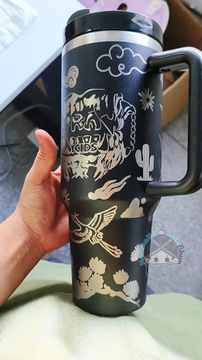 Miniature : Stray Kids ATE 40oz Engraved Stainless steel tumbler (Pre-Order)