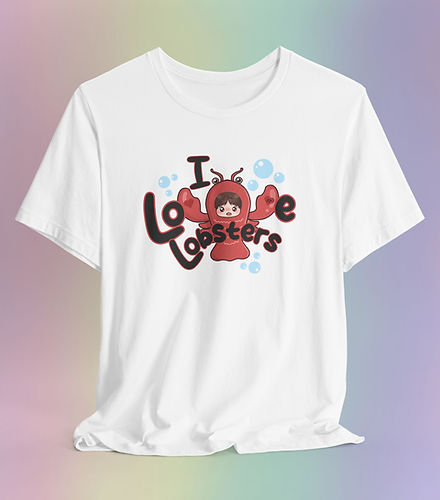 SVT Mingyu Lobster Chibi Graphic Tee - Unisex Short Sleeve Shirt
