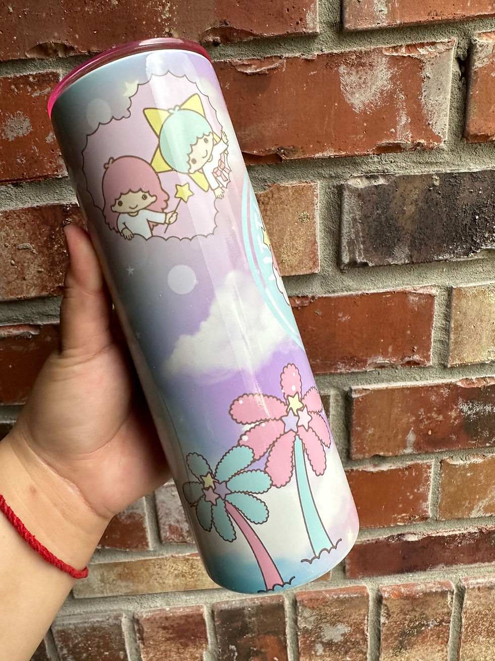 Thumbnail: Sanrio Little Twin Stars Colorful Stainless Steel Tall Tumbler