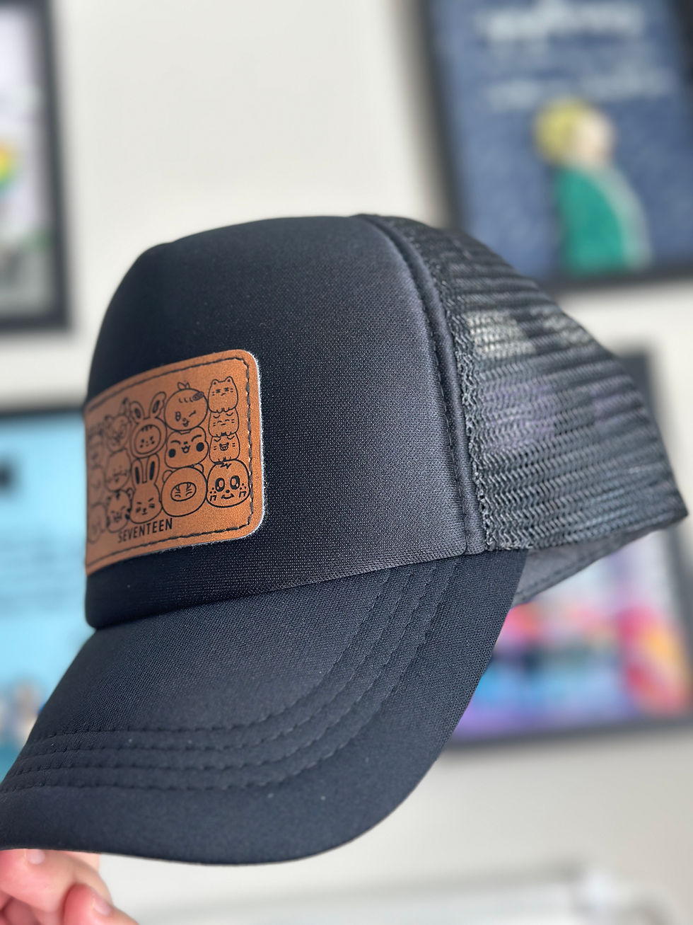 Thumbnail: Seventeen Miniteen Black Trucker Cap