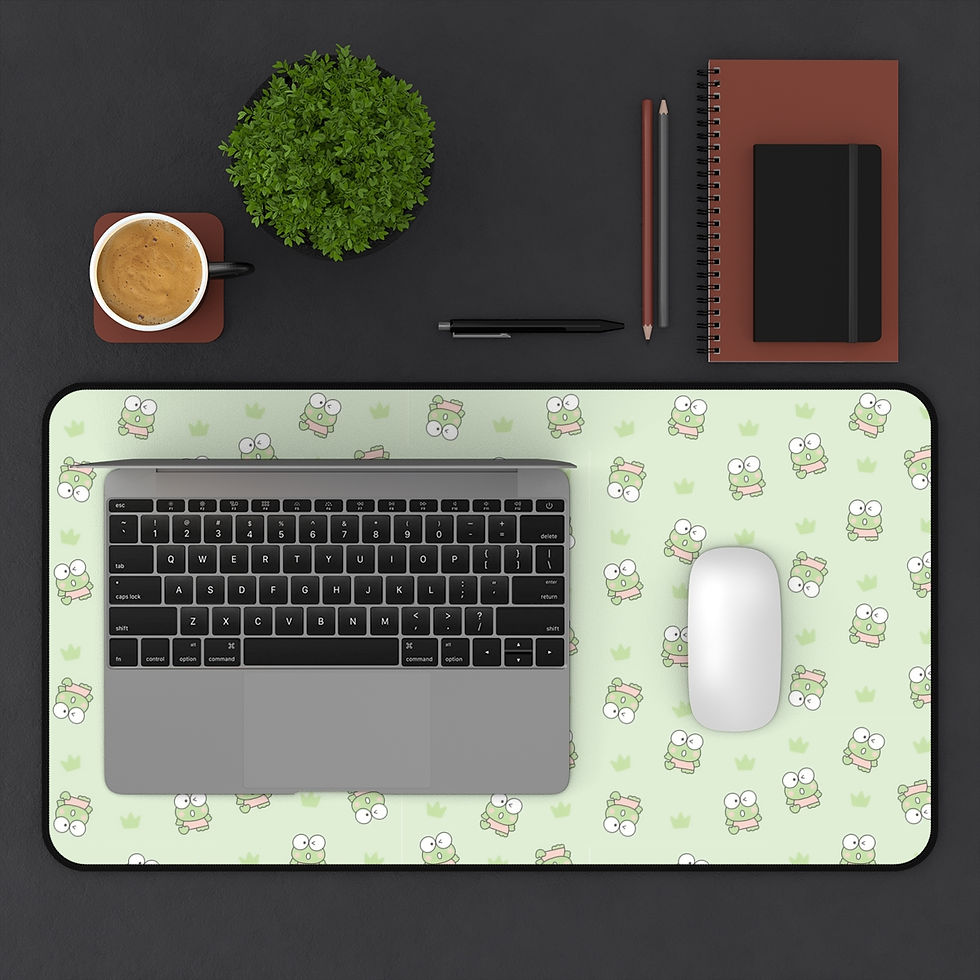 Прев'ю: Sanrio Keroppi Pattern Desk Mat