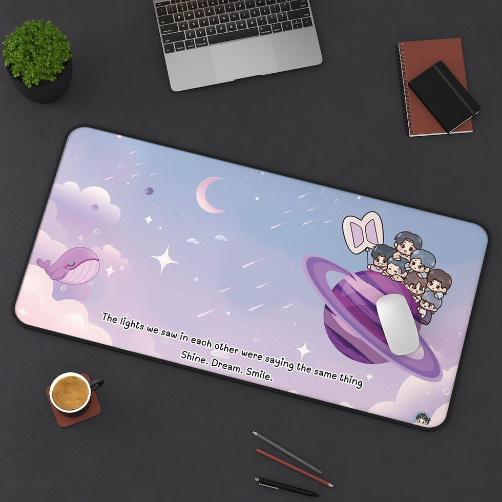 Miniature : BTS Mikrokosmos Chibi Desk Mat