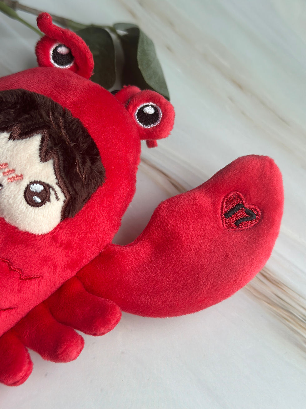 Miniatyrbild: Seventeen Mingyu Lobster Plush Key Chain 