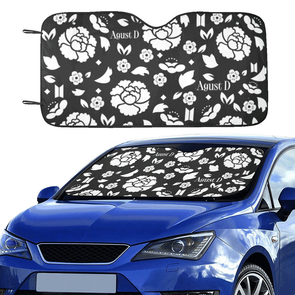 Thumbnail: BTS AGUST D Suga Auto Car Sun Shade 55" x 29.53"