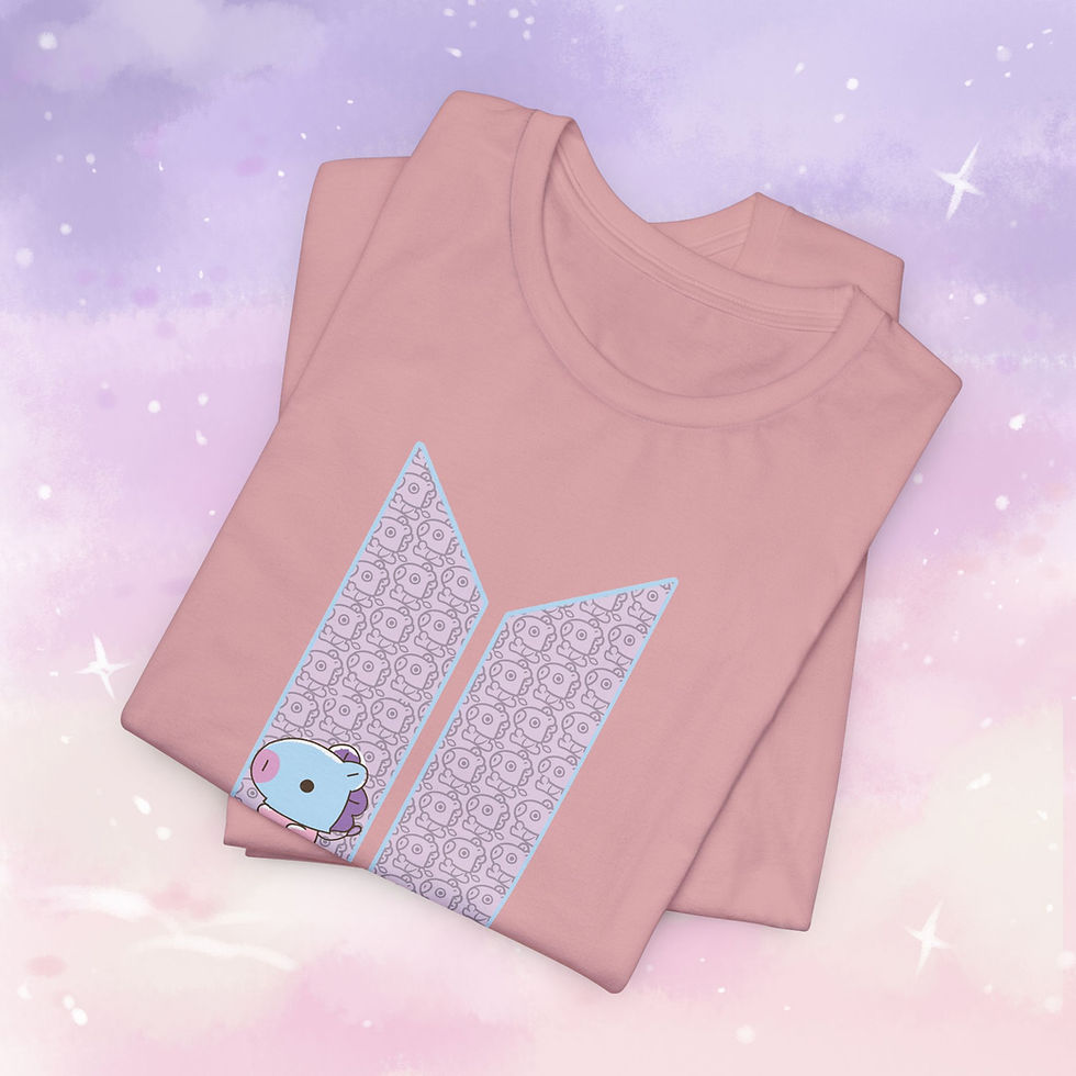 Thumbnail: BTS BT21 Mang logo Unisex Jersey Short Sleeve Tee