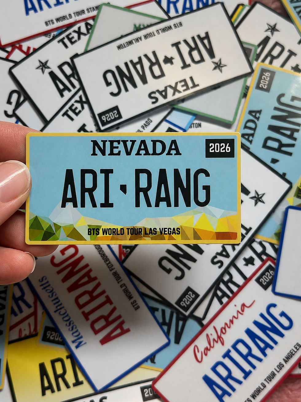 縮圖：Arirang US Car Plate Stickers