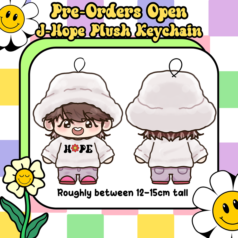 Миниатюра: BTS J-Hope Plush Key Chain