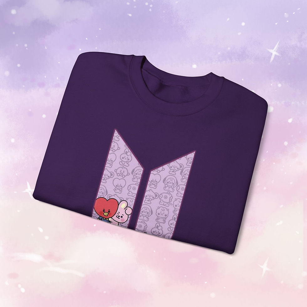 Miniature : BTS BT21 OT7 Unisex Heavy Blend™ Crewneck Sweatshirt