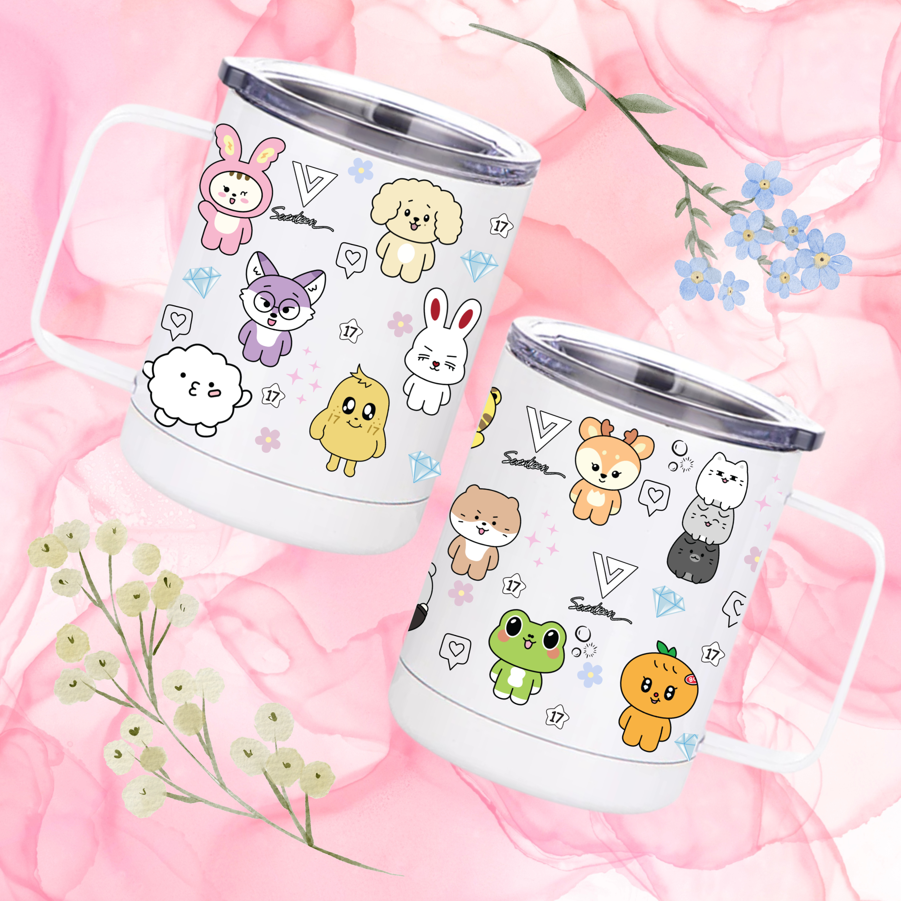 SVT Characters 12oz Insulated Travel Mug