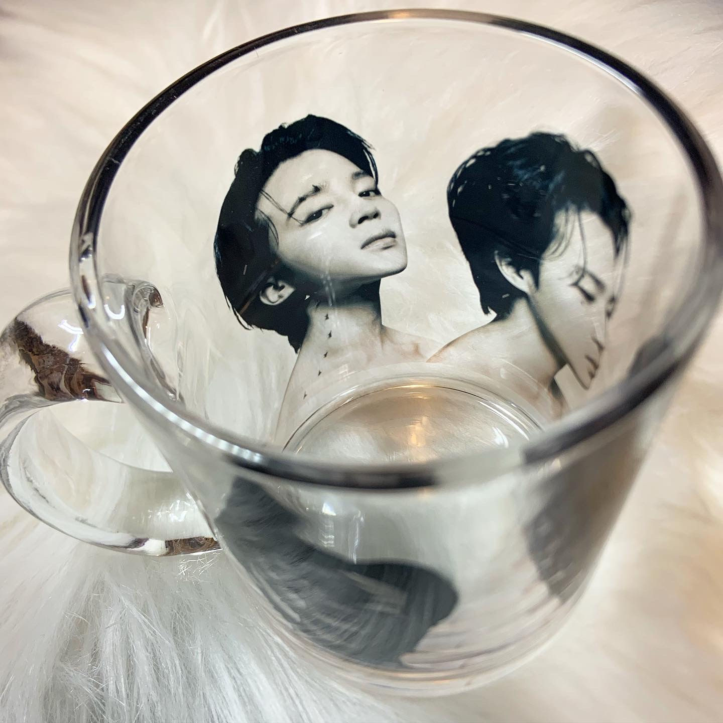 Jimin Face Concept clear mug 