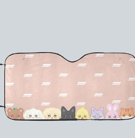 Ateez Aniteez Sun Shade Auto Car Sun Shade 55" x 29.53"