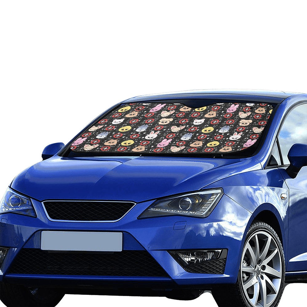 Thumbnail: SKZ Skzoo Pattern Auto Car Sun Shade 55" x 29.53"