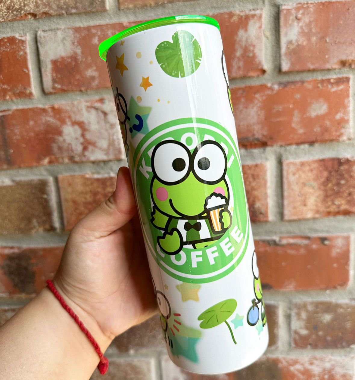 Sanrio Keroppi Lily Pad Stainless Steel Tall Tumbler