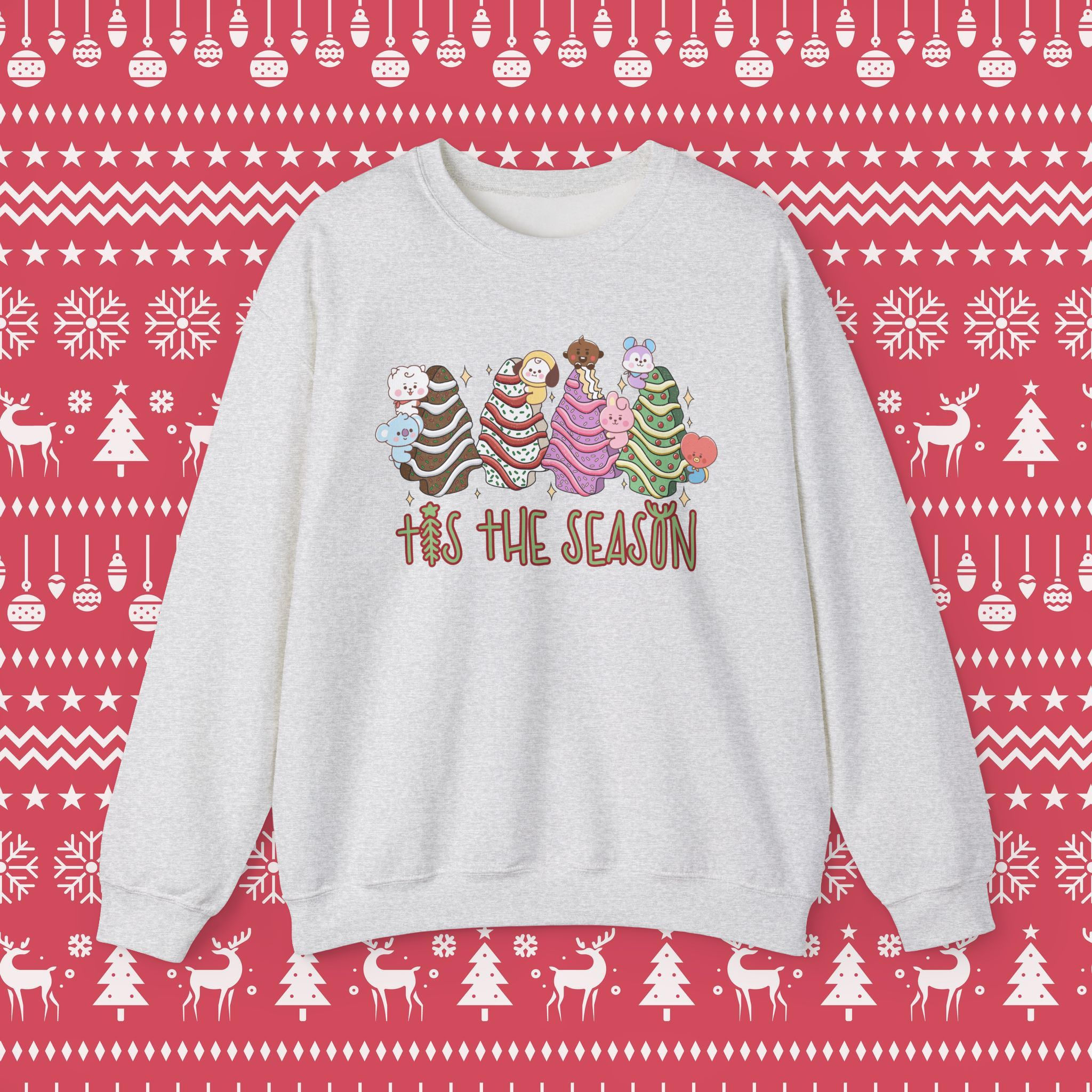 BTS Snack Cake Season Logo Unisex Heavy Blend™ Crewneck Sweatshirt