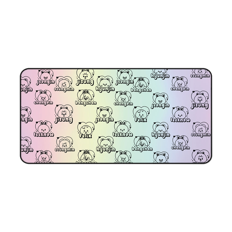 Миниатюра: Stray Kids Pastel Rainbow Desk Mat