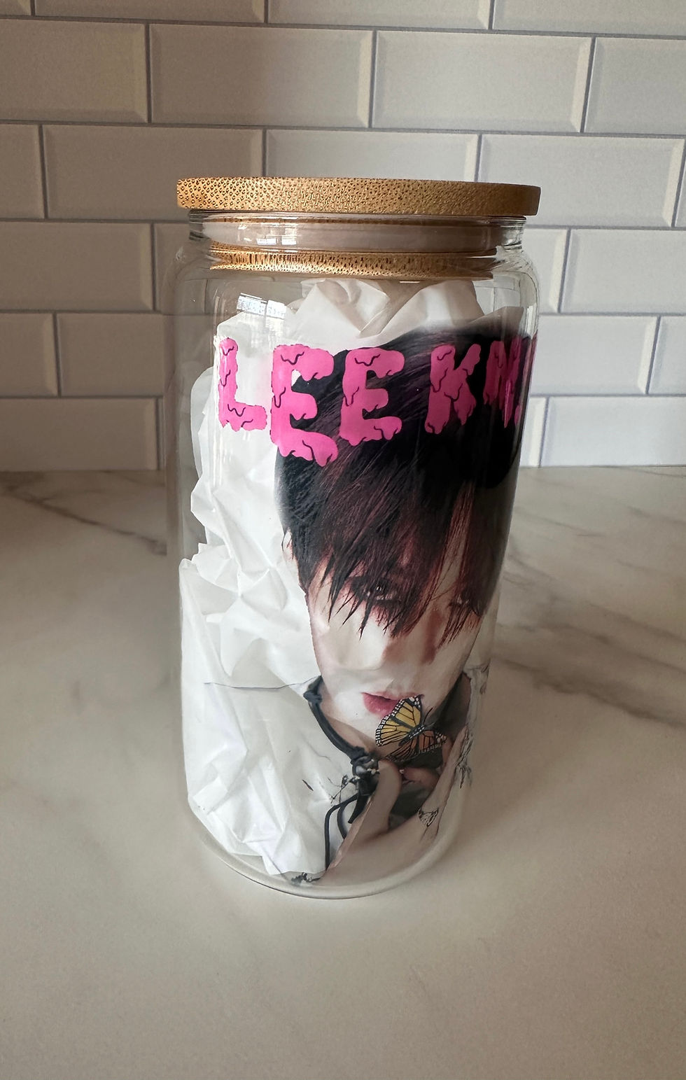 Miniatura: Stray Kids Lee Know Glass Tumbler 