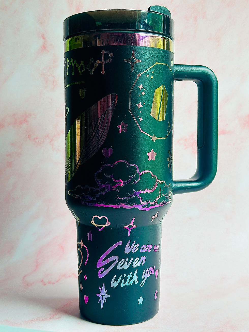 Thumbnail: BTS Bulletproof: The Eternal 40oz Engraved Stainless steel tumbler (Pre-Order)