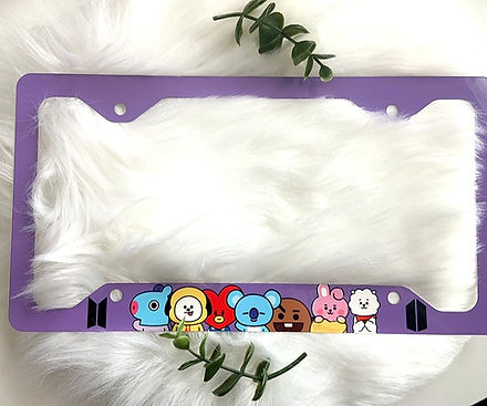 BTS BT21 Drivers Plate