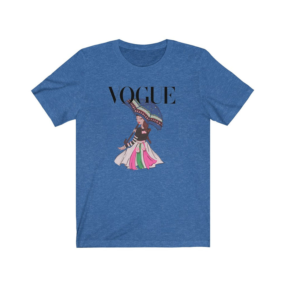 Thumbnail: Hmong Umbrella Unisex Jersey Short Sleeve Tee