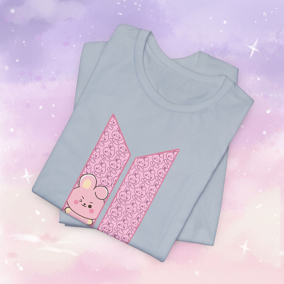 Миниатюра: BTS BT21 Cooky logo Unisex Jersey Short Sleeve Tee