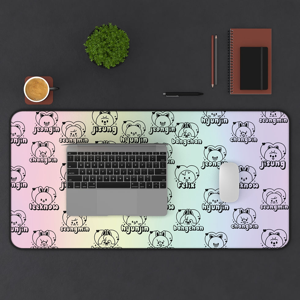 Миниатюра: Stray Kids Pastel Rainbow Desk Mat