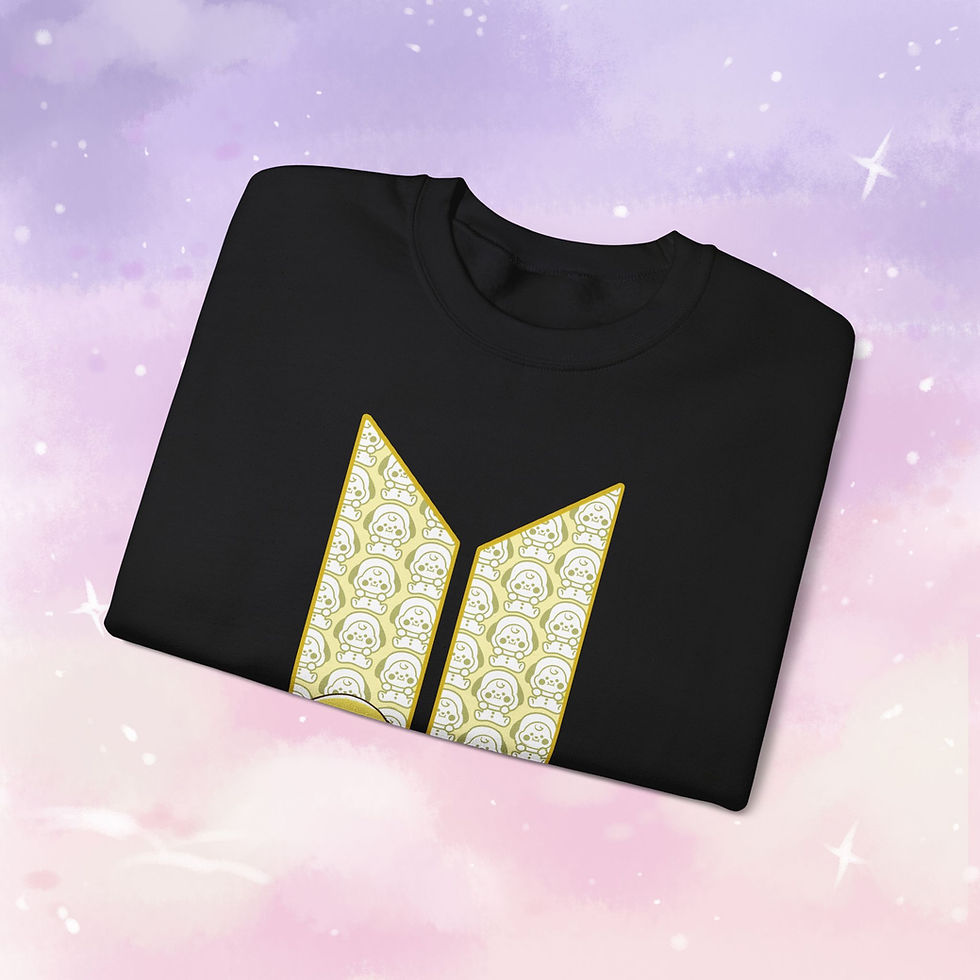 Thumbnail: BTS BT21 Chimmy logo Unisex Heavy Blend™ Crewneck Sweatshirt