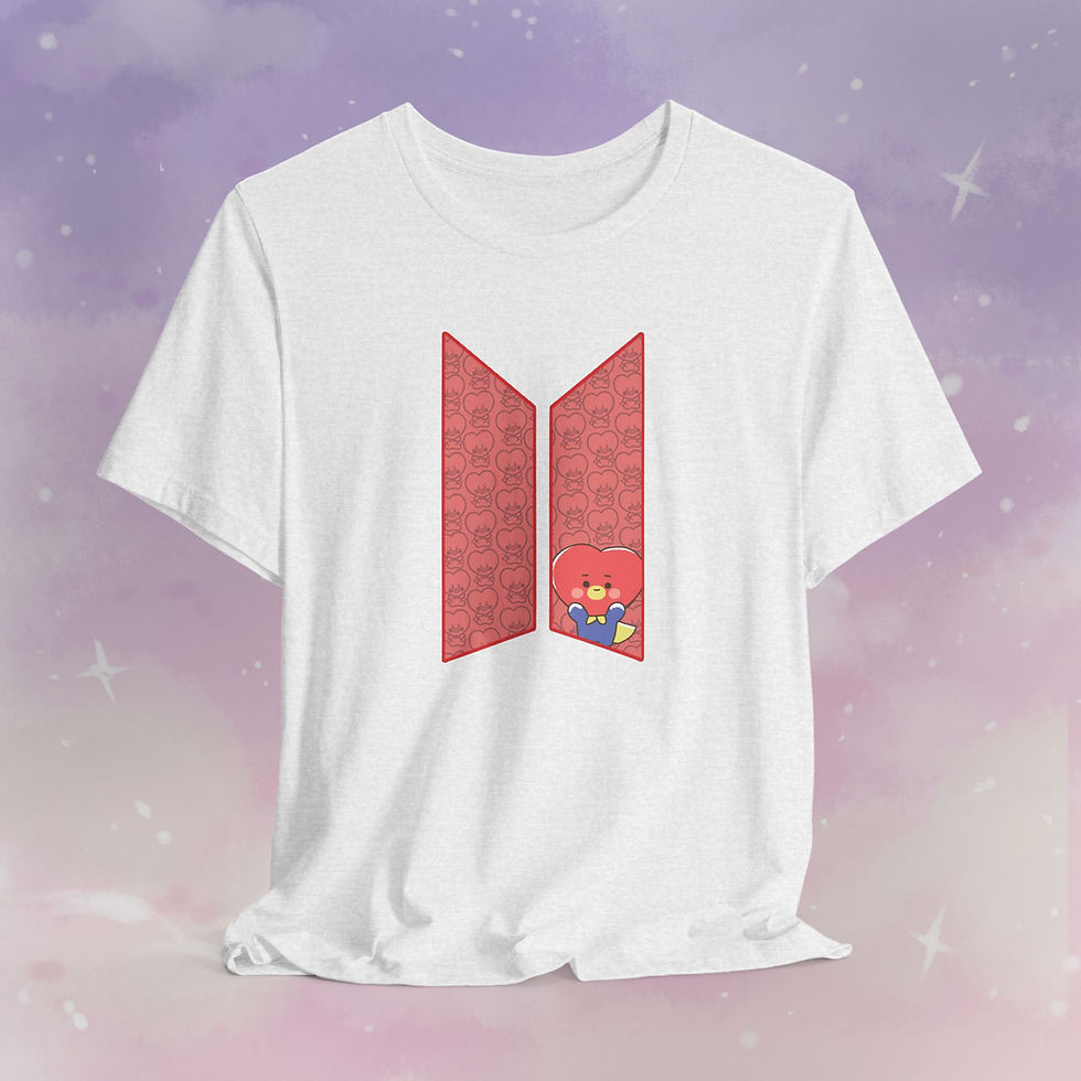 Thumbnail: BTS BT21 Tata logo Unisex Jersey Short Sleeve Tee