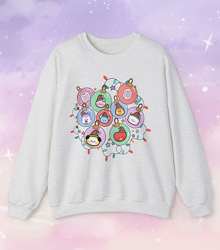 BTS BT21 Ornament Pastel Unisex Heavy Blend™ Crewneck Sweatshirt