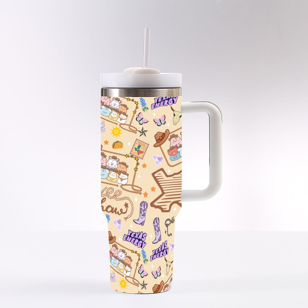 Miniatyrbild: BTS Texas Edition 40 oz Tumbler With Handle