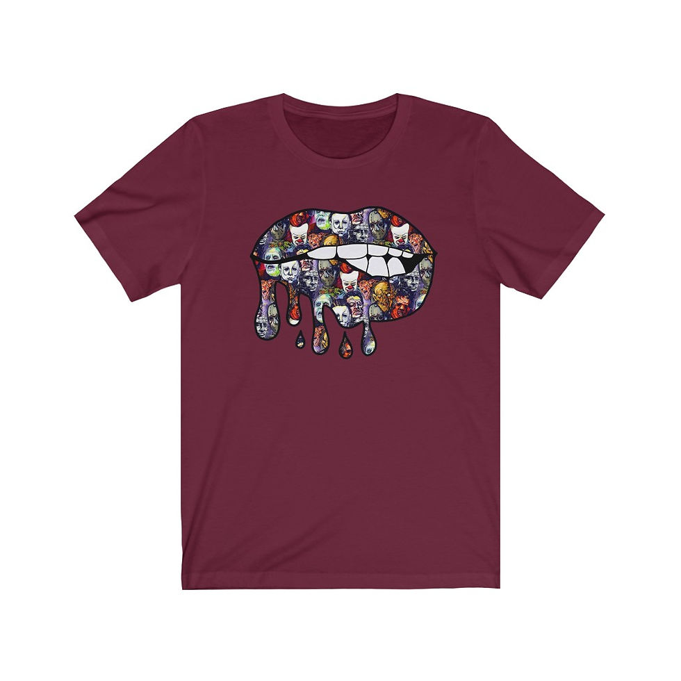 縮圖：Evil Lips Unisex Jersey Short Sleeve Tee