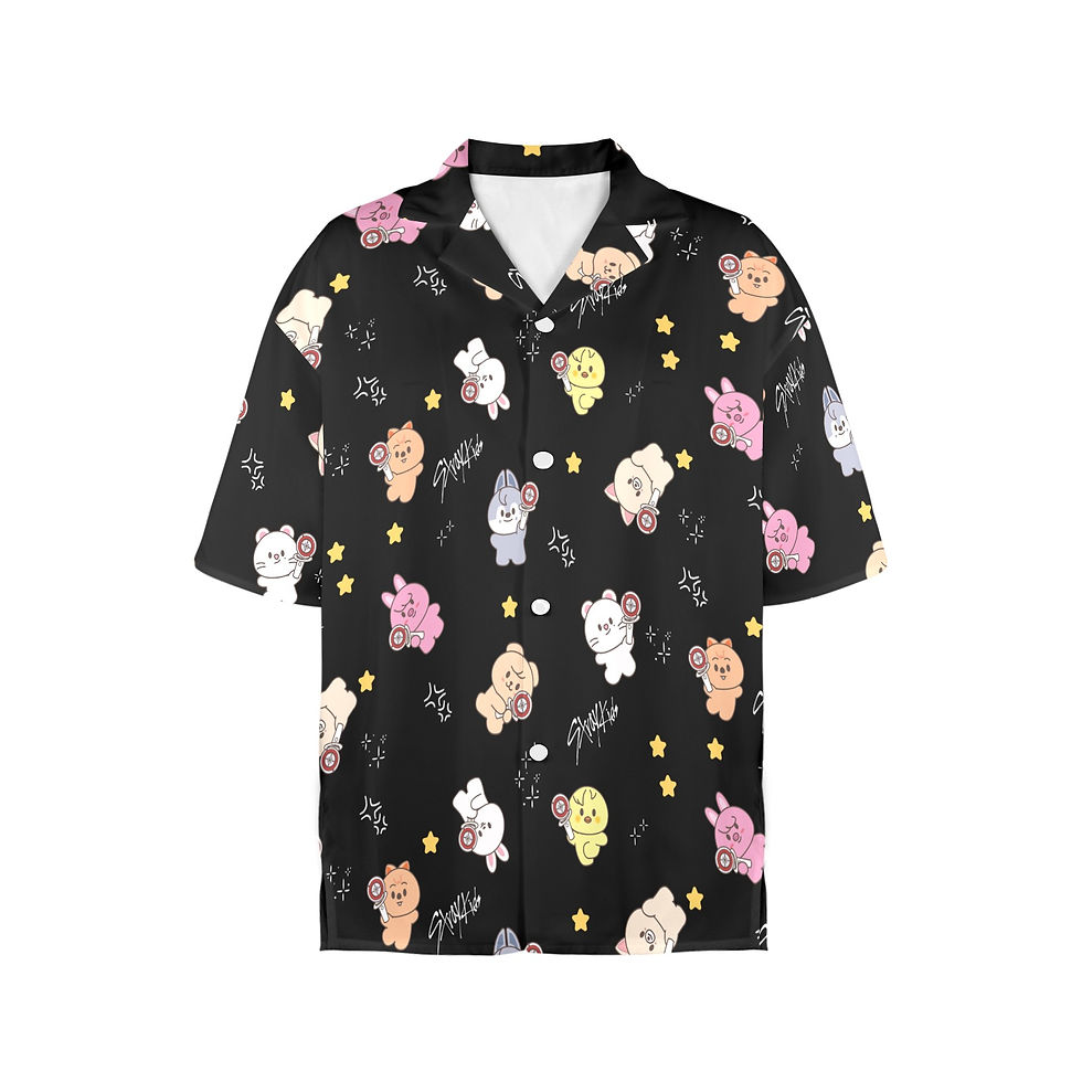 Thumbnail: Stray Kids Skzoo Pattern Women's All Over Print Hawaiian Shirt