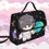 Thumbnail: Jin The Astraunaut All Over Print Canvas Bag (Black)