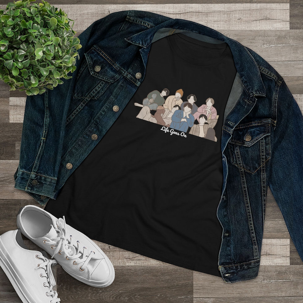 縮圖：BTS Life Goes On Women's Premium Tee