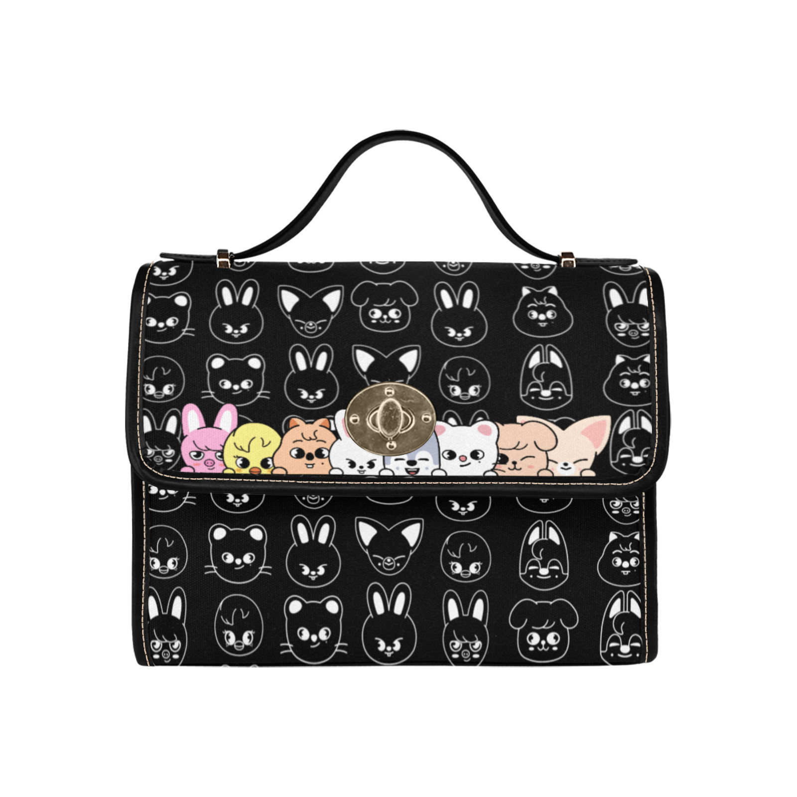 SKZ SKZOO BW Peeking Canvas Bag (Pre-Order)