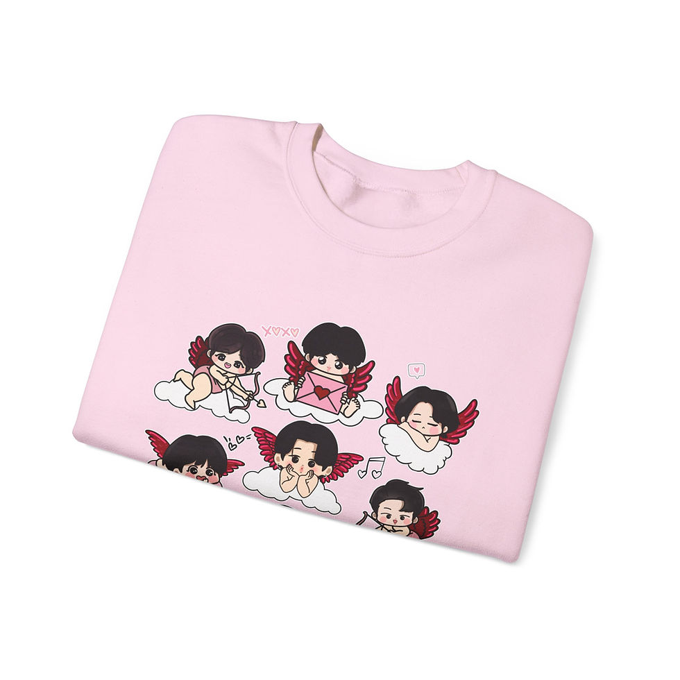 Thumbnail: BTS Baby Cupid Unisex Heavy Blend™ Crewneck Sweatshirt