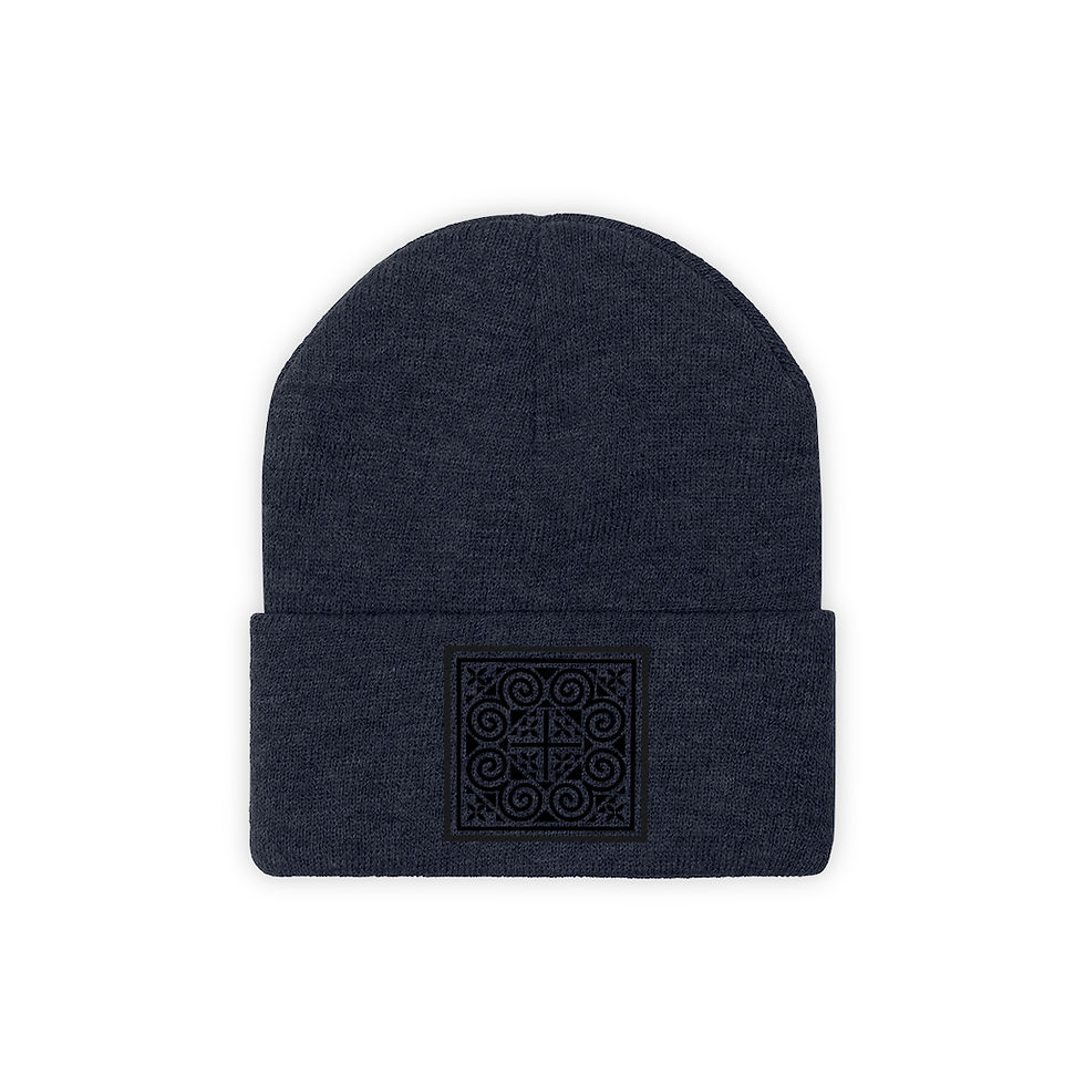縮圖：Hmong Pattern 1 Knit Beanie