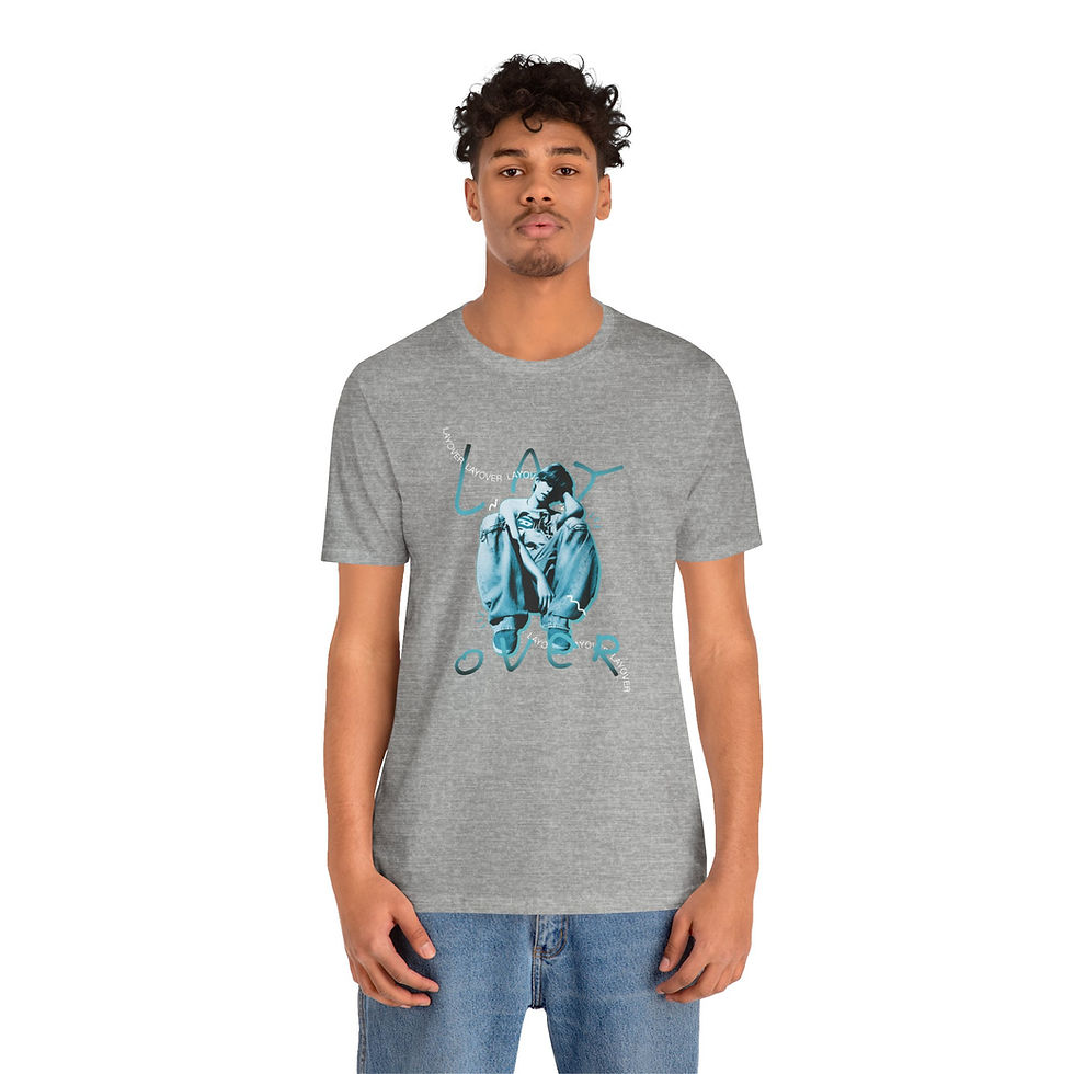 Миниатюра: BTS V Lay Over Unisex Jersey Short Sleeve Tee