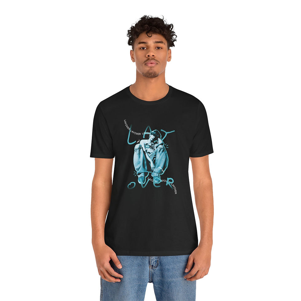 Миниатюра: BTS V Lay Over Unisex Jersey Short Sleeve Tee