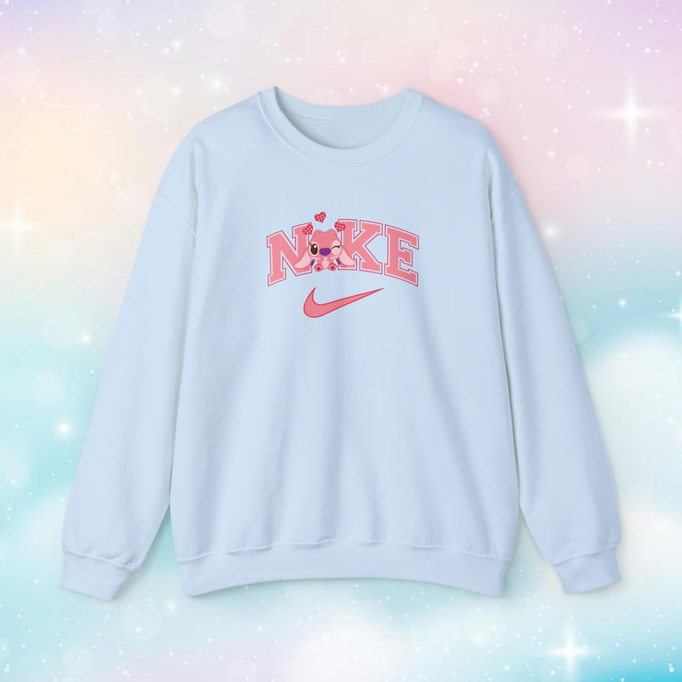 Miniature : Angel Nike Kawaii Unisex Heavy Blend™ Crewneck Sweatshirt