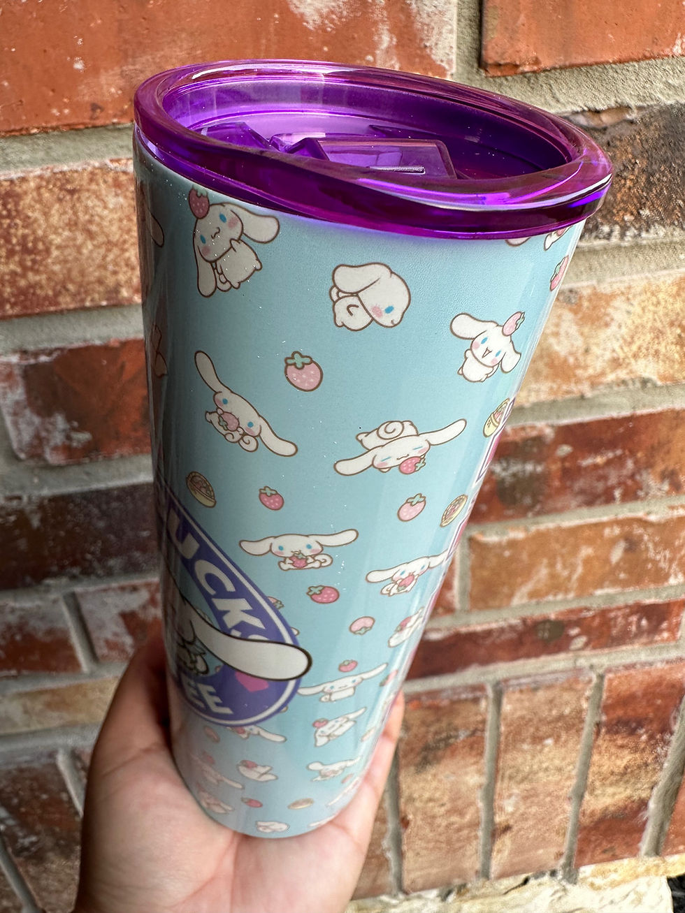 Прев'ю: Sanrio Cinnamoroll Strawberry Stainless Steel Tall Tumbler