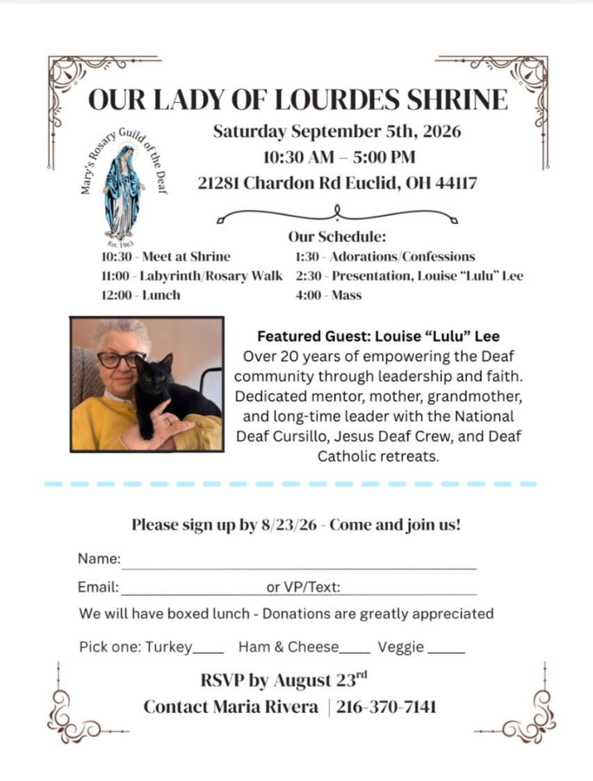 MRGD- Our Lady of Lourdes Shrine