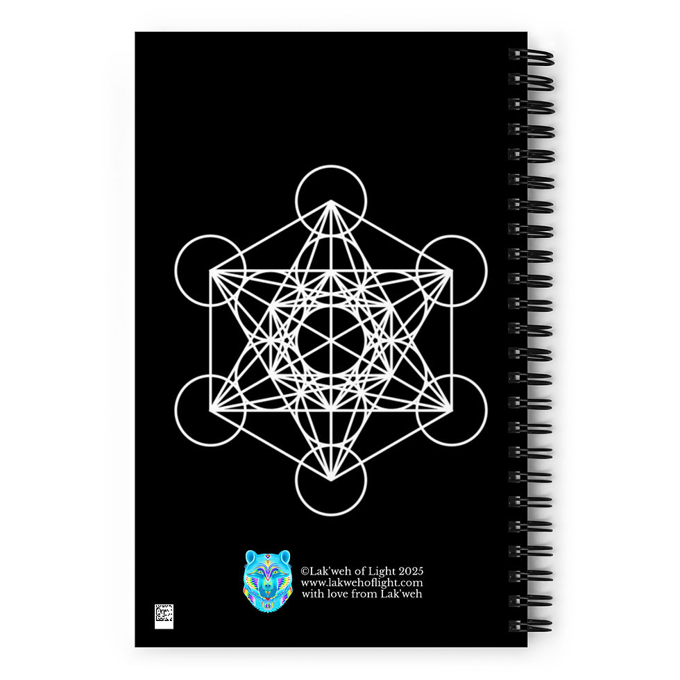 Thumbnail: Archangel Metatron Spiral Notebook