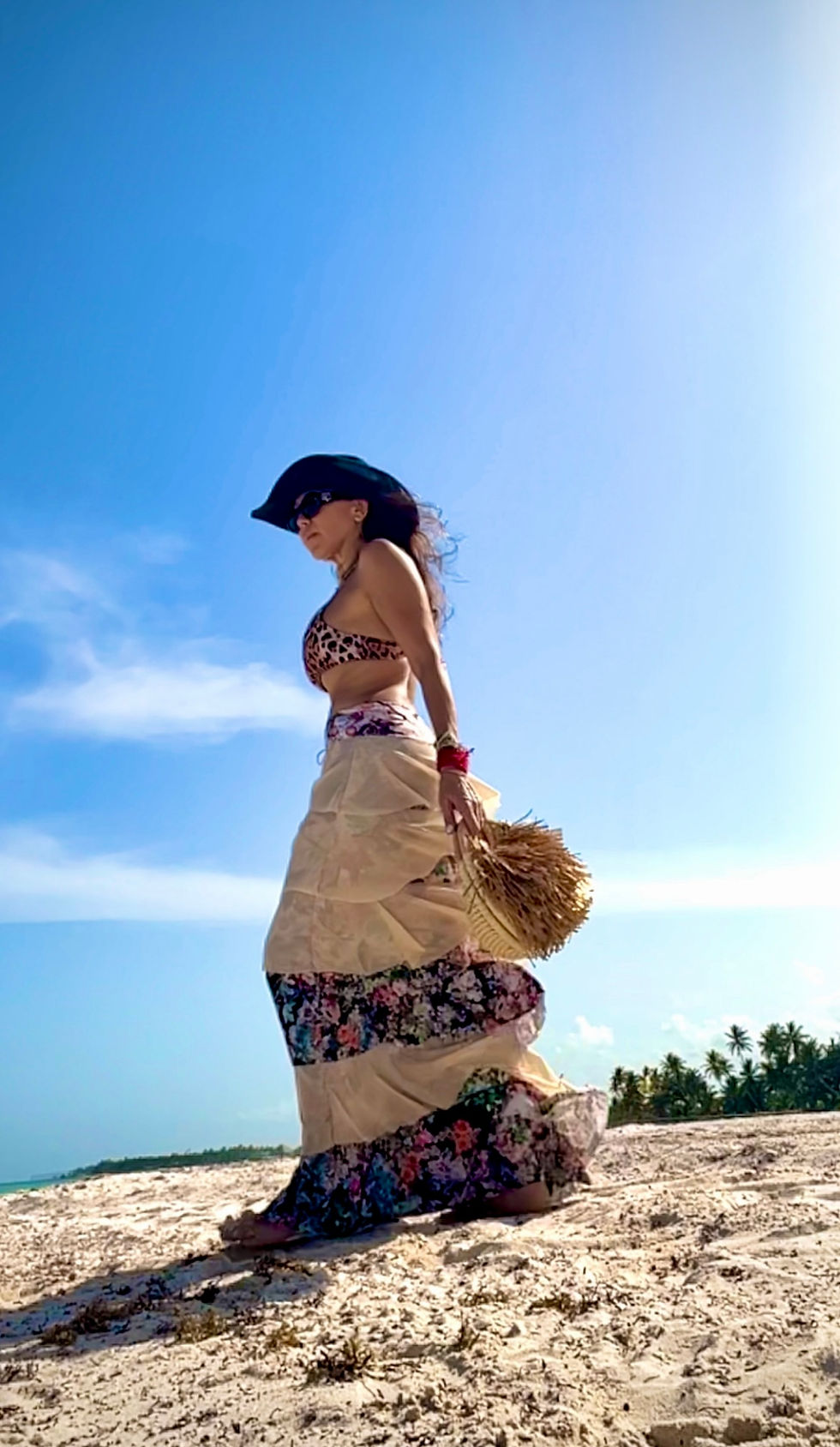 Miniatura: Capazo redondo dorado Viento