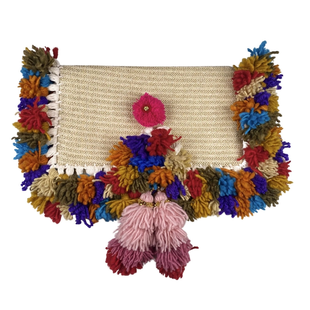 Capazo Maxi Clutch Flow Pompon