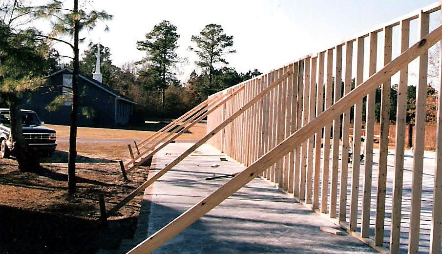 Construction on the new building is well under way