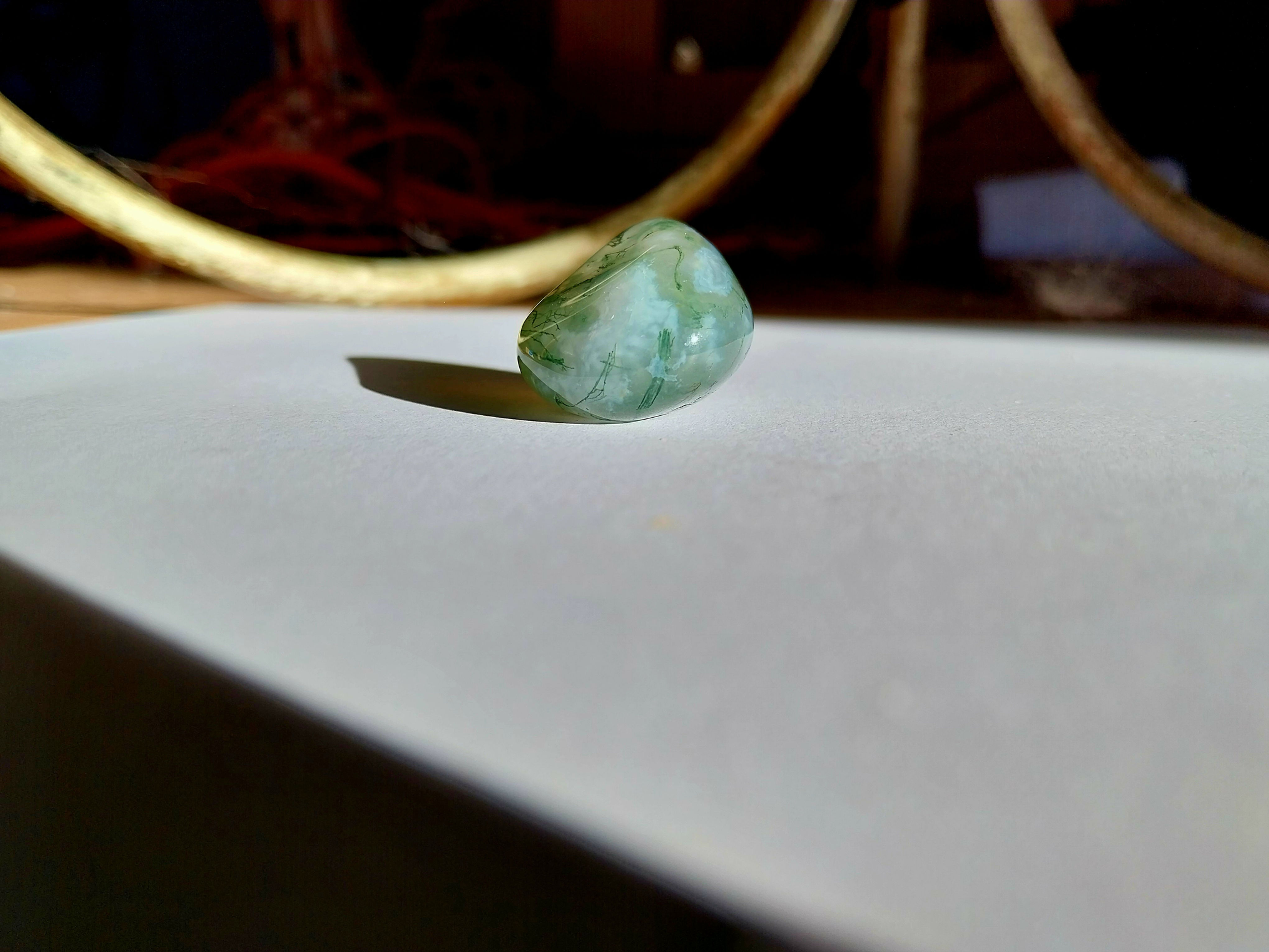 Pierre roulée - Agate mousse