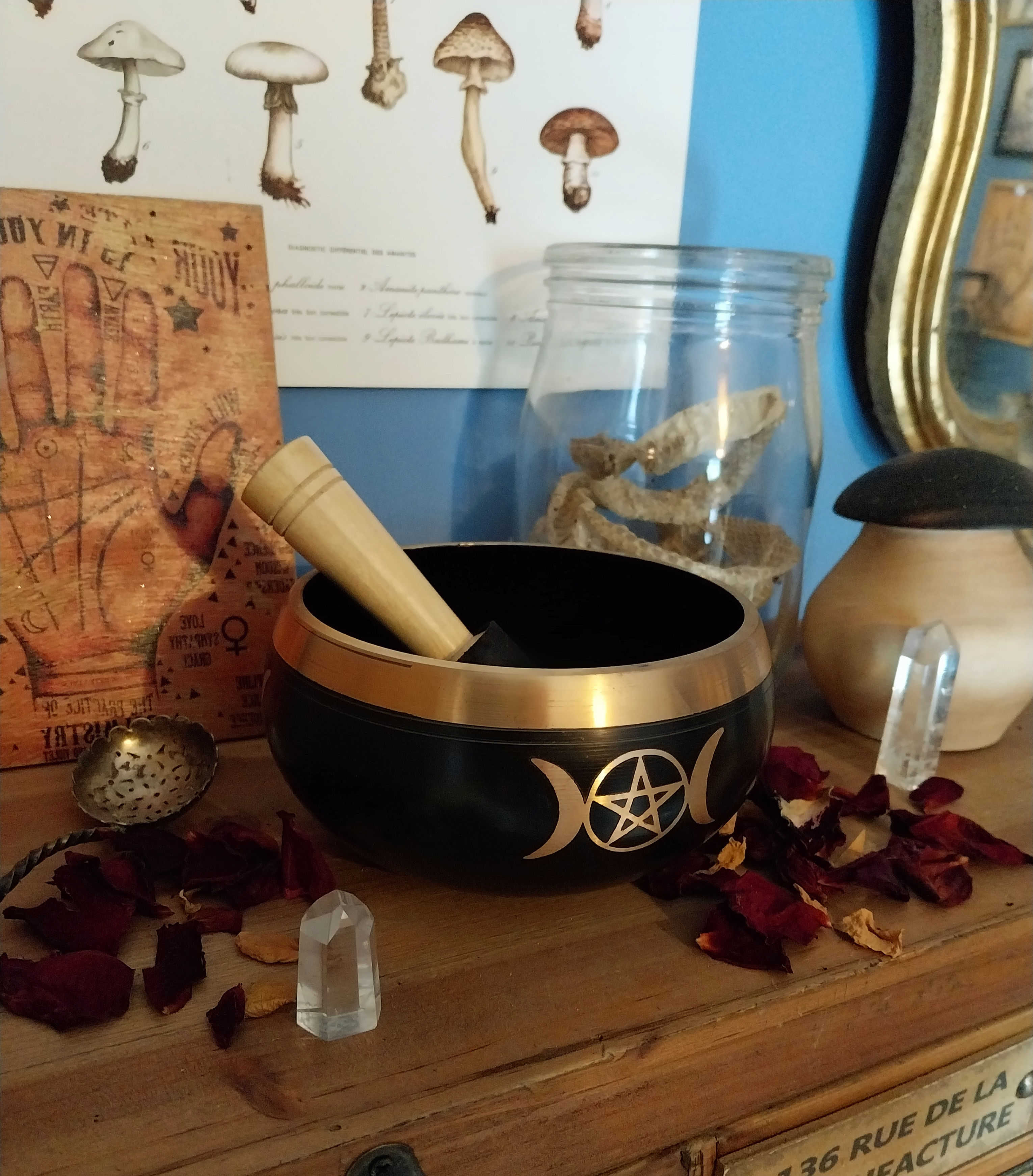 Bol chantant - triple lune 